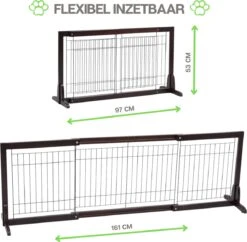 Hondenhek - Traphekje Hond - Traphekje Zonder Boren - Traphekje - BxH 161-97 X 53 Cm - Koffiebruin 12 Hondenhek - Traphekje Hond - Traphekje Zonder Boren - Traphekje - BxH 161-97 X 53 Cm - Koffiebruin -Dieren Benodigdheden Winkel 1200x1178 8