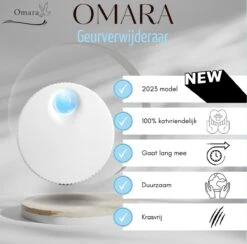 Omara Geurverdrijver – Kattenbak Geurverdrijver – 2023 Model- Oplaadbaar – 100% Krasvrij- Geurverwijderaar- Slimme Sensor -Dieren Benodigdheden Winkel 1200x1186 9