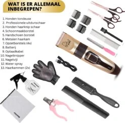 BeautyFit - 16-delig Hondentondeuse Set - Professionele Honden Trimset - Dieren Tondeuse Voor Dikke Vacht - Meest Complete Set - Inclusief 4 Opzetkammen - Hondenschaar - Mist Verstuiver - Handschoen Borstel - Nagelknipper 16 BeautyFit - 16-delig Hondentondeuse Set - Professionele Honden Trimset - Dieren Tondeuse Voor Dikke Vacht - Meest Complete Set - Inclusief 4 Opzetkammen - Hondenschaar - Mist Verstuiver - Handschoen Borstel - Nagelknipper -Dieren Benodigdheden Winkel 1200x1187 5