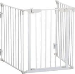 PawHut Afschermhek Voor Honden Veiligheidshek Hondenhek 3 Elementen Kunststof Wit D06-100V01 -Dieren Benodigdheden Winkel 1200x1187 8