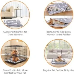 Nobleza Benchkussen - Dierenkussen - Hondenkussen - Kattenkussen - Benchmat - Dierenmat - Hondenmat - Kattenmat - Grijs - Maat S -Dieren Benodigdheden Winkel 1200x1197 1