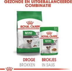 Royal Canin Shn Mini Ageing 12plus Pouch - Hondenvoer - 12x85 G -Dieren Benodigdheden Winkel 1200x1197 2