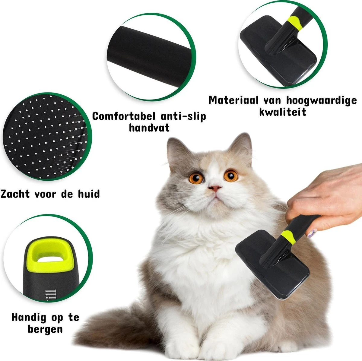 Mister Mill Professionele Set Honden Kattenborstel - Ondervachtkam Plus Slickerborstel 14 Mister Mill Professionele Set Honden Kattenborstel - Ondervachtkam Plus Slickerborstel - Afbeelding 12