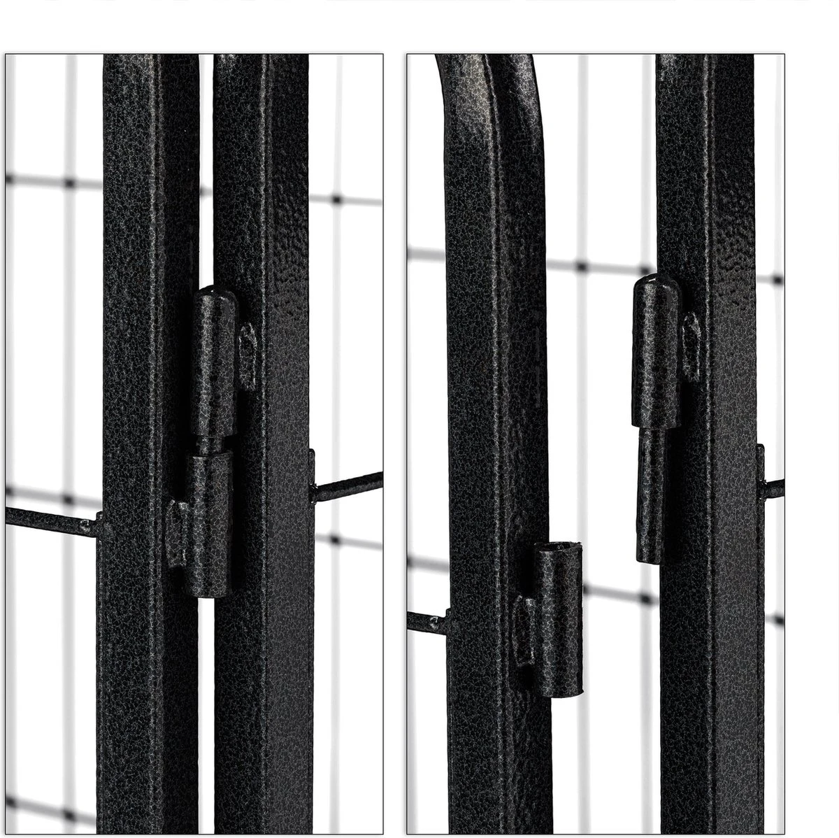 Relaxdays Puppyren - Hondenren - Puppykennel - Konijnenren - Bodem - Metaal - Div. Grootte - M 9 Relaxdays Puppyren - Hondenren - Puppykennel - Konijnenren - Bodem - Metaal - Div. Grootte - M - Afbeelding 7