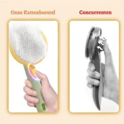 Merkloos Kattenborstel - Hondenborstel - Kattenkam - Pompoen Borstel - Kattenhaar - Haarverwijderaar Voor Huisdieren - Huisdierhaar Verwijderaar -Dieren Benodigdheden Winkel 1200x1198 6