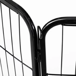 Merkloos Hondenren - Puppyren - Hondenkennel - 8 Kennelpanelen - Staal - 80 Cm Hoog - 640 Cm Omtrek - Uitbreidbaar -Dieren Benodigdheden Winkel 1200x1200 1009