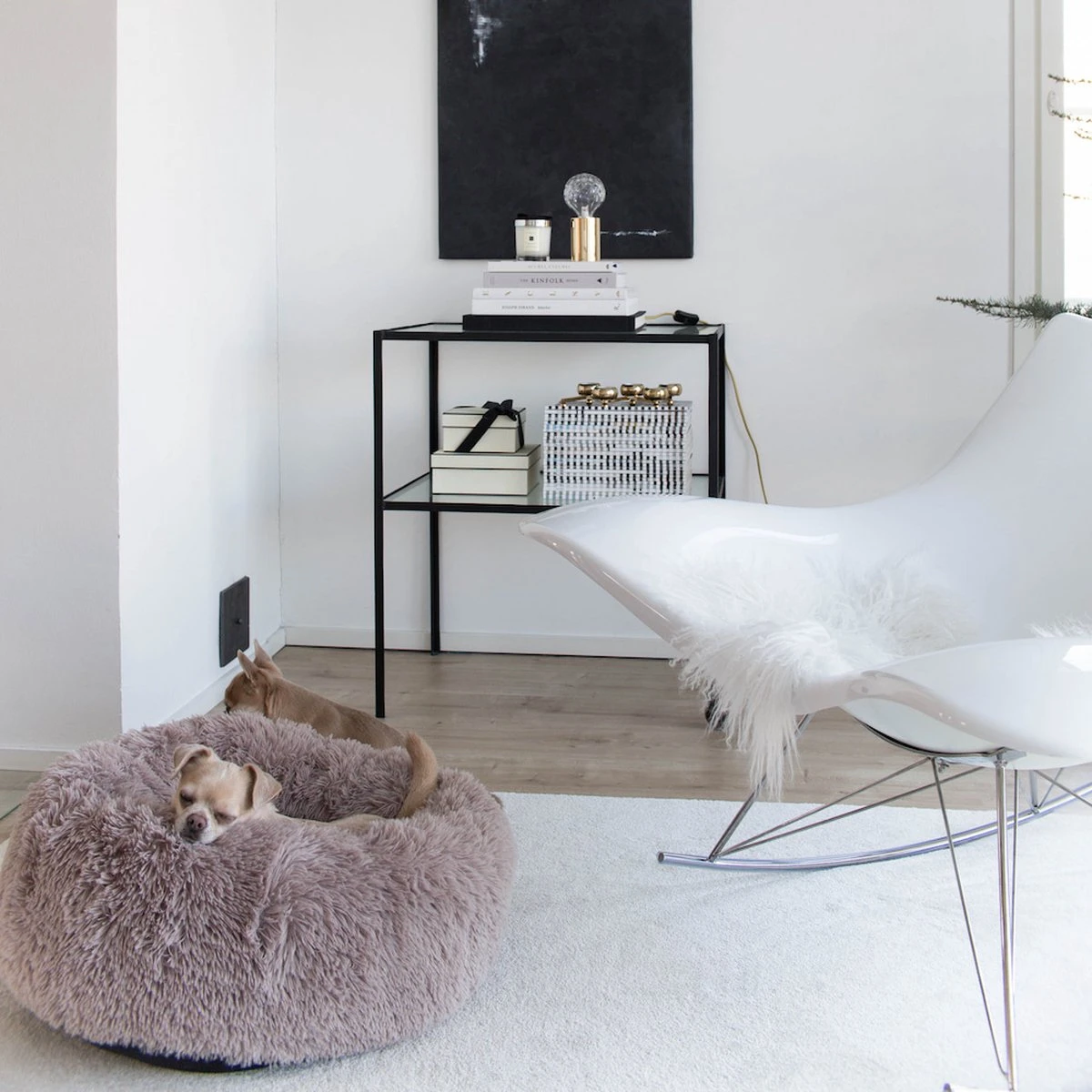 District 70 FUZZ - Hondenmand Comfortabel En Zacht Pluche - Zand, Oudroze, Donkergrijs En Lichtgrijs In S/M/L/XL - Maat: Large, Kleur: Zand 8 District 70 FUZZ - Hondenmand Comfortabel En Zacht Pluche - Zand, Oudroze, Donkergrijs En Lichtgrijs In S/M/L/XL - Maat: Large, Kleur: Zand - Afbeelding 6