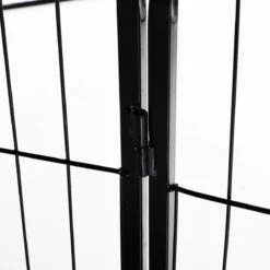 Merkloos Hondenren - Puppyren - Hondenkennel - 8 Kennelpanelen - Staal - 80 Cm Hoog - 640 Cm Omtrek - Uitbreidbaar -Dieren Benodigdheden Winkel 1200x1200 1010