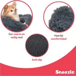 Snoozle Donut Hondenmand - Zacht En Luxe Hondenkussen - Wasbaar - Fluffy - Hondenmanden - 70cm - Grijs 15 Snoozle Donut Hondenmand - Zacht En Luxe Hondenkussen - Wasbaar - Fluffy - Hondenmanden - 70cm - Grijs -Dieren Benodigdheden Winkel 1200x1200 11