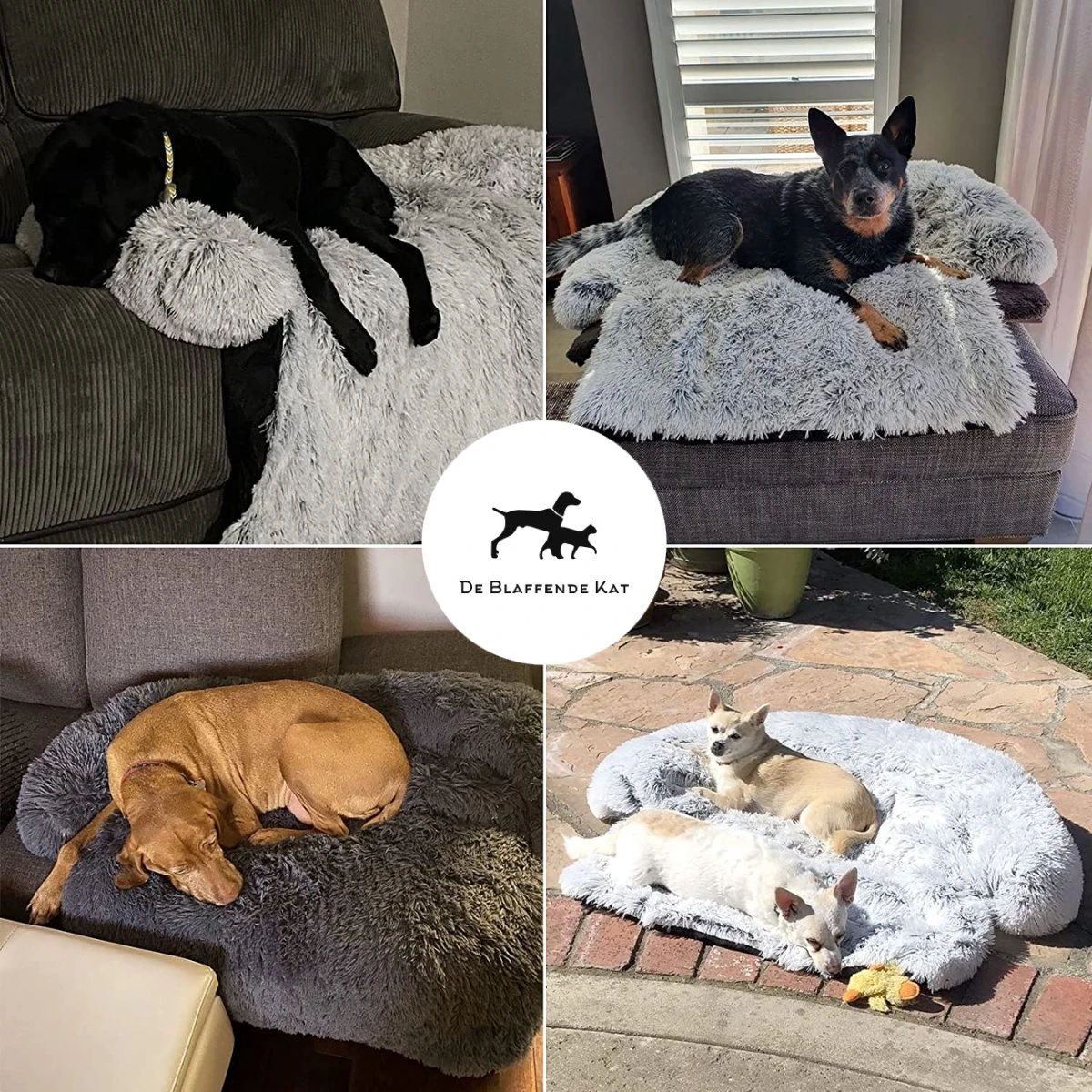 Premium Hondendeken Bank - Hondenkussens - Hondenmand Bank - Hondendeken Voor Op De Bank - Bankbeschermer - Donkergrijs 8 Premium Hondendeken Bank - Hondenkussens - Hondenmand Bank - Hondendeken Voor Op De Bank - Bankbeschermer - Donkergrijs - Afbeelding 6