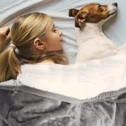 Hondendeken, Fleece, Waterdicht, Wasbaar, Hondenmat, Huisdier, Warme Zachte Deken Voor Hondendeken, Kattendeken, Deken Voor Katten En Honden, Waterdichte Deken Voor Bank, Bed, 150 X 127 Cm -Dieren Benodigdheden Winkel 1200x1200 174