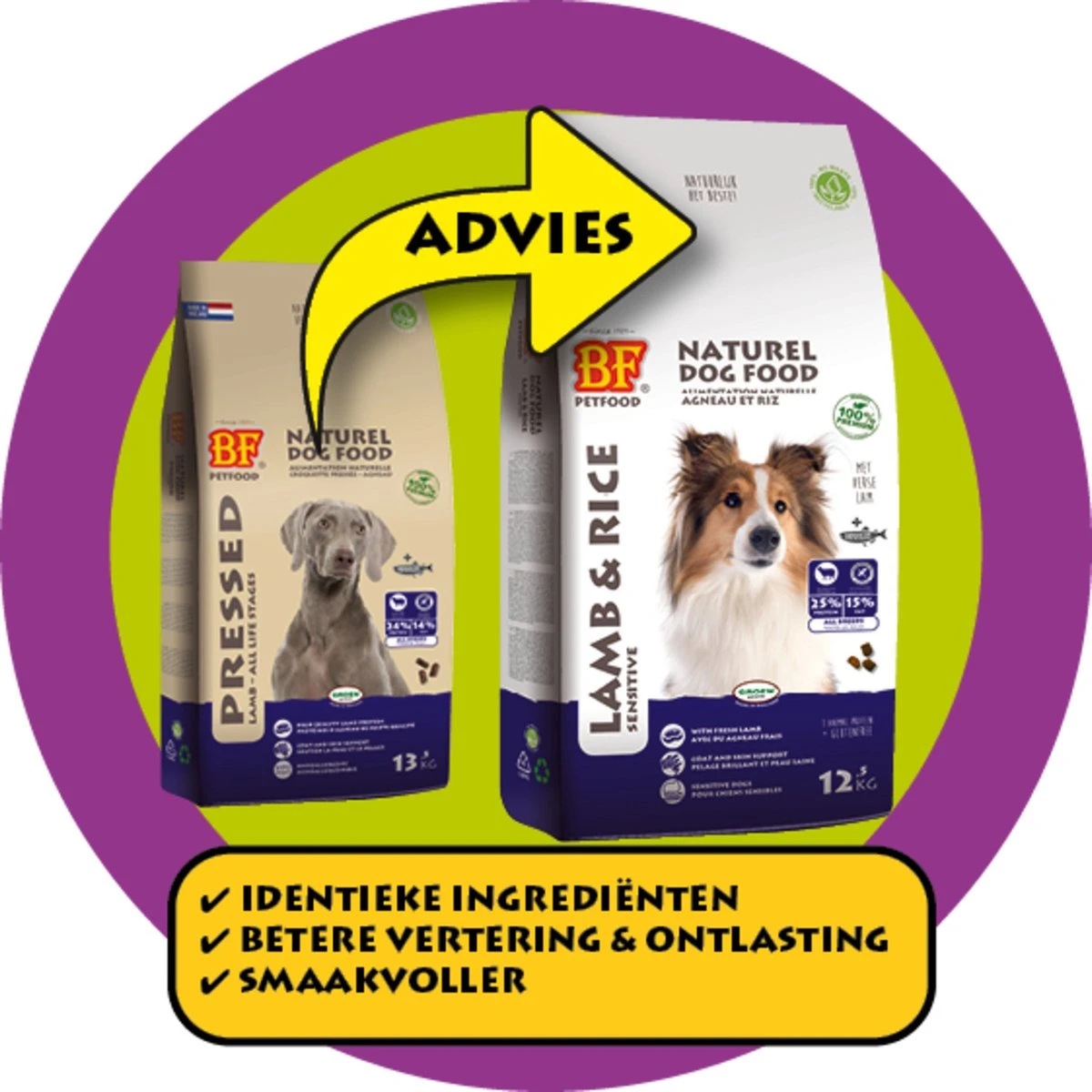 Biofood Geperst Lam & Rijst Premium - Hondenvoer - 13,5 Kg 5 Biofood Geperst Lam & Rijst Premium - Hondenvoer - 13,5 Kg - Afbeelding 3