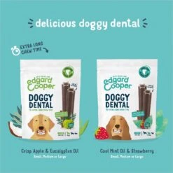 Merkloos Edgard & Cooper Doggy Dental Sticks Aardbei - Frisse Muntolie Small -Dieren Benodigdheden Winkel 1200x1200 239