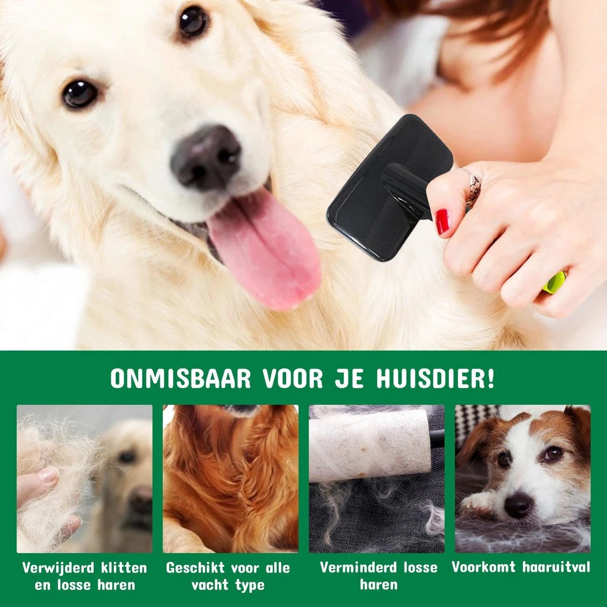 Mister Mill Professionele Set Honden Kattenborstel - Ondervachtkam Plus Slickerborstel 9 Mister Mill Professionele Set Honden Kattenborstel - Ondervachtkam Plus Slickerborstel - Afbeelding 7