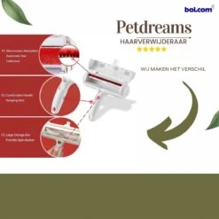 Merkloos Pluizenborstel - Pluizenverwijderaar Voor Huisdieren - Haarverwijderaar Voor Huisdieren - Pluizenborstel - Kattenmand - Hondenmand - Ontpluizer Bank - Ontpluizer Tapijt -Dieren Benodigdheden Winkel 1200x1200 384