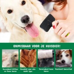 Mister Mill Slickerborstel Kat Hond - Hondenborstel Langharig Kortharig - Haarverwijderaar Voor Huisdieren - Kattenhaar Verwijderaar -Dieren Benodigdheden Winkel 1200x1200 419