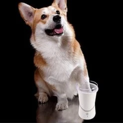 Merkloos Elektrische Hondenpootreiniger Draagbare Pet Voetenreinigingsborstel Zuigerkom Hondenvoetenreiniger Wasmachine Zachte Siliconenborstels Voor Modderige Poten Oplaadbare USB -Dieren Benodigdheden Winkel 1200x1200 445