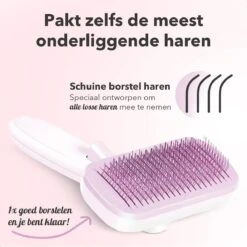 Lubadoo® - Kattenborstel - Hondenborstel - Kattenkam - Kattenhaar - Hondenhaar - Huisdierhaar Verwijderaar - Haarverwijderaar Voor Huisdieren - Langharig - Kortharig - Roze -Dieren Benodigdheden Winkel 1200x1200 462