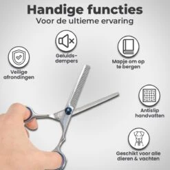 VoordeelShop 7-Delige Huisdier Knipset Met Etui - Trimmen Hond - Honden Schaar - Effileerschaar Hond - Huisdier Trimmer - Huisdier Knippen - Knipschaar Haar - Haar Schaar - Kapper - Kapperset - Scharenset -Dieren Benodigdheden Winkel 1200x1200 469