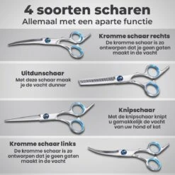 VoordeelShop 7-Delige Huisdier Knipset Met Etui - Trimmen Hond - Honden Schaar - Effileerschaar Hond - Huisdier Trimmer - Huisdier Knippen - Knipschaar Haar - Haar Schaar - Kapper - Kapperset - Scharenset -Dieren Benodigdheden Winkel 1200x1200 471