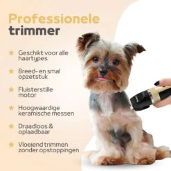 Woodoro Professionele 2-in-1 Hondentondeuse Voor Dikke Vacht – Draadloze Honden Tondeuse & Hondentrimmer – Stille Tondeuse Katten & Honden Trimset -Dieren Benodigdheden Winkel 1200x1200 520