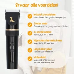 Loyalpetclub® Professionele 2-in-1 Hondentondeuse Voor Dikke Vacht – Draadloze Honden Tondeuse & Hondentrimmer – Stille Tondeuse Katten & Honden Trimset - Inclusief Opbergtasje -Dieren Benodigdheden Winkel 1200x1200 537