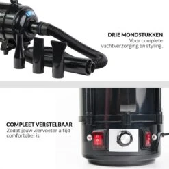 Hondenföhn/Waterblazer - Verstelbare Vermogen Standen (500W Tot 2400W) En Verstelbare Temperatuur - Zwart 17 Hondenföhn/Waterblazer - Verstelbare Vermogen Standen (500W Tot 2400W) En Verstelbare Temperatuur - Zwart -Dieren Benodigdheden Winkel 1200x1200 599