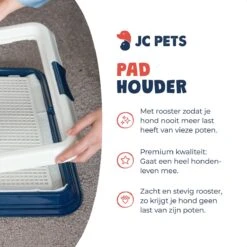 JC Pets Premium Pad Houder Met Rooster - Inclusief 20 Puppy Training Pads - Hondentoilet - Zindelijkheidstraining Hond 17 JC Pets Premium Pad Houder Met Rooster - Inclusief 20 Puppy Training Pads - Hondentoilet - Zindelijkheidstraining Hond -Dieren Benodigdheden Winkel 1200x1200 739