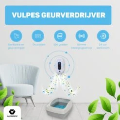 Vulpes Pets® Kattenbak Geurverdrijver PRO - Ozon En Negatieve Ionen Functie - Infraroodsensor - Oplaadbaar - Geurverwijderaar - Air Eliminator - Wit -Dieren Benodigdheden Winkel 1200x1200 774