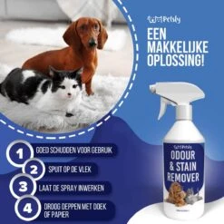 Petsly Odour & Stain Remover - Geurverwijderaars - Urine Vlekken Verwijderen Urinegeur Verwijderen Met Plantaardige Enzymen - 1L 12 Petsly Odour & Stain Remover - Geurverwijderaars - Urine Vlekken Verwijderen Urinegeur Verwijderen Met Plantaardige Enzymen - 1L -Dieren Benodigdheden Winkel 1200x1200 778