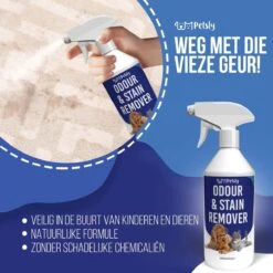 Petsly Odour & Stain Remover - Geurverwijderaars - Urine Vlekken Verwijderen Urinegeur Verwijderen Met Plantaardige Enzymen - 1L 14 Petsly Odour & Stain Remover - Geurverwijderaars - Urine Vlekken Verwijderen Urinegeur Verwijderen Met Plantaardige Enzymen - 1L -Dieren Benodigdheden Winkel 1200x1200 779