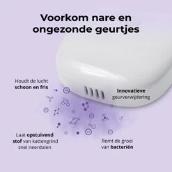 Pettadore Air Insight - Kattenbak Geurverdrijver & Teller - Actieve Zuurstof En Ionen - Oplaadbaar - Met App -Dieren Benodigdheden Winkel 1200x1200 784