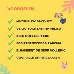 Urine Odour & Stain Remover - Urinegeur Verwijderen - Urine Vlekken Verwijderen - Natuurlijk En Veilig - Geurverwijderaar - Vlekkenverwijderaar - Weg Met Nare Geurtjes - Hond - Kat - 1 Liter -Dieren Benodigdheden Winkel 1200x1200 797