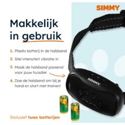 Simmy Anti Blafband - Diervriendelijke Opvoedingshalsband - Zwart En Blauw - Diervriendelijk - Zonder Schok - Anti Blaf Band Voor Grote En Kleine Honden 17 Simmy Anti Blafband - Diervriendelijke Opvoedingshalsband - Zwart En Blauw - Diervriendelijk - Zonder Schok - Anti Blaf Band Voor Grote En Kleine Honden -Dieren Benodigdheden Winkel 1200x1200 841