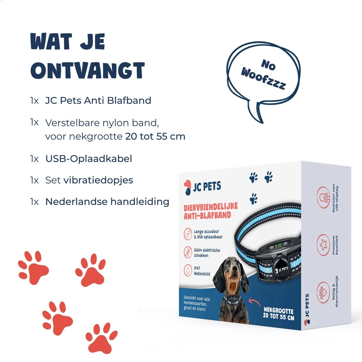 Anti Blafband - Blafband Voor Honden - Oplaadbaar - Anti Blaf Apparaat - Blafband - Diervriendelijk 5 Anti Blafband - Blafband Voor Honden - Oplaadbaar - Anti Blaf Apparaat - Blafband - Diervriendelijk - Afbeelding 3