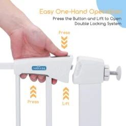 Nobleza 47B4V - Hondenhek - Metaal - H76 X L75-82 Cm - Wit -Dieren Benodigdheden Winkel 1200x1200 934