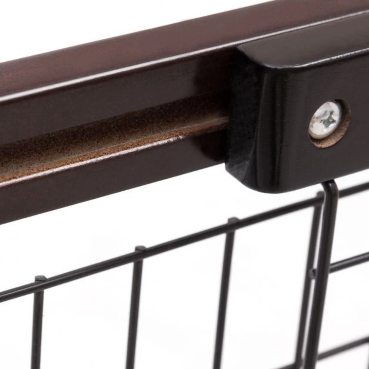 Hondenhek - Traphekje Hond - Traphekje Zonder Boren - Traphekje - BxH 161-97 X 53 Cm - Koffiebruin 8 Hondenhek - Traphekje Hond - Traphekje Zonder Boren - Traphekje - BxH 161-97 X 53 Cm - Koffiebruin - Afbeelding 6