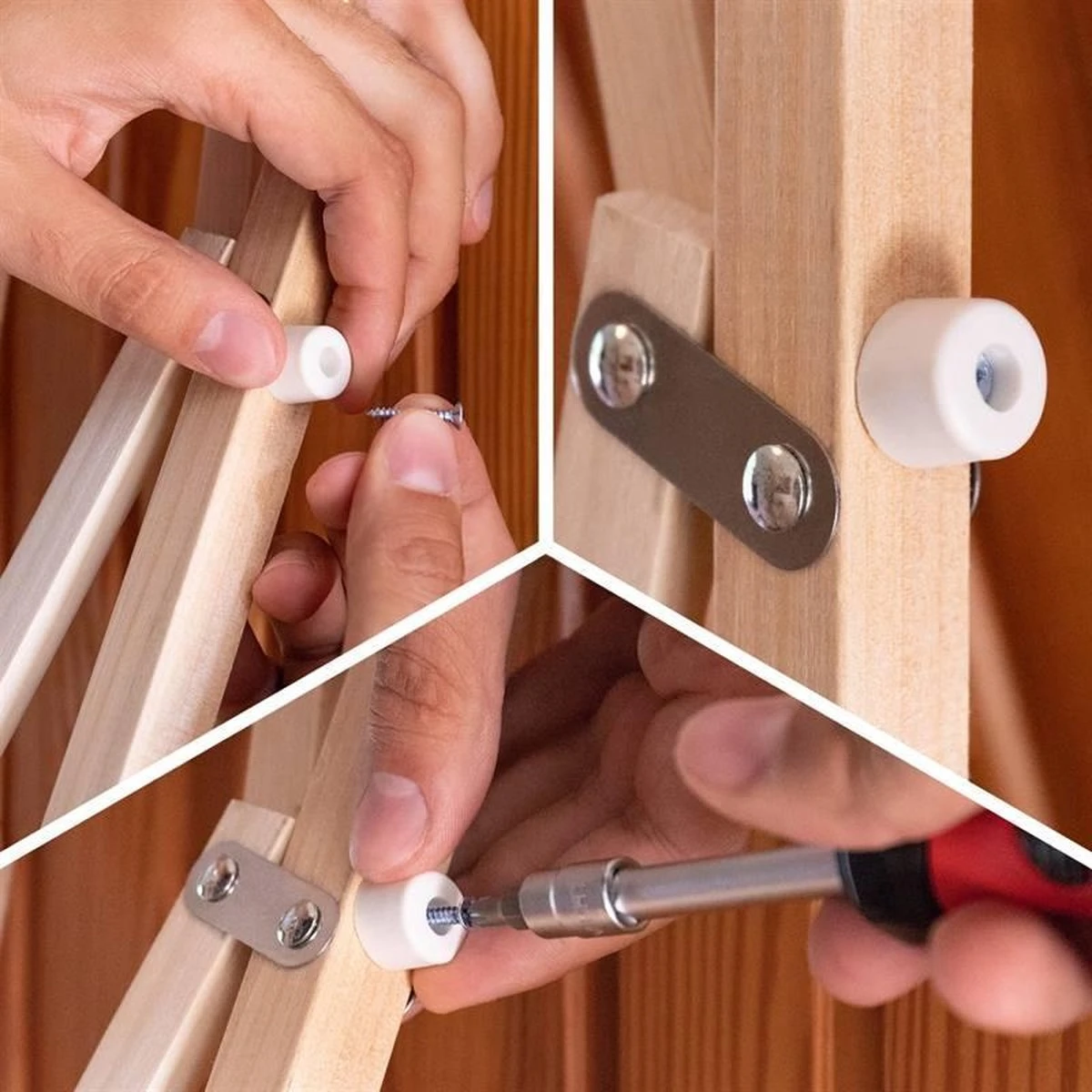 Merkloos PressFix Deurhekje Uitklapbaahekje 65-104cm 8 Merkloos PressFix Deurhekje Uitklapbaahekje 65-104cm - Afbeelding 6