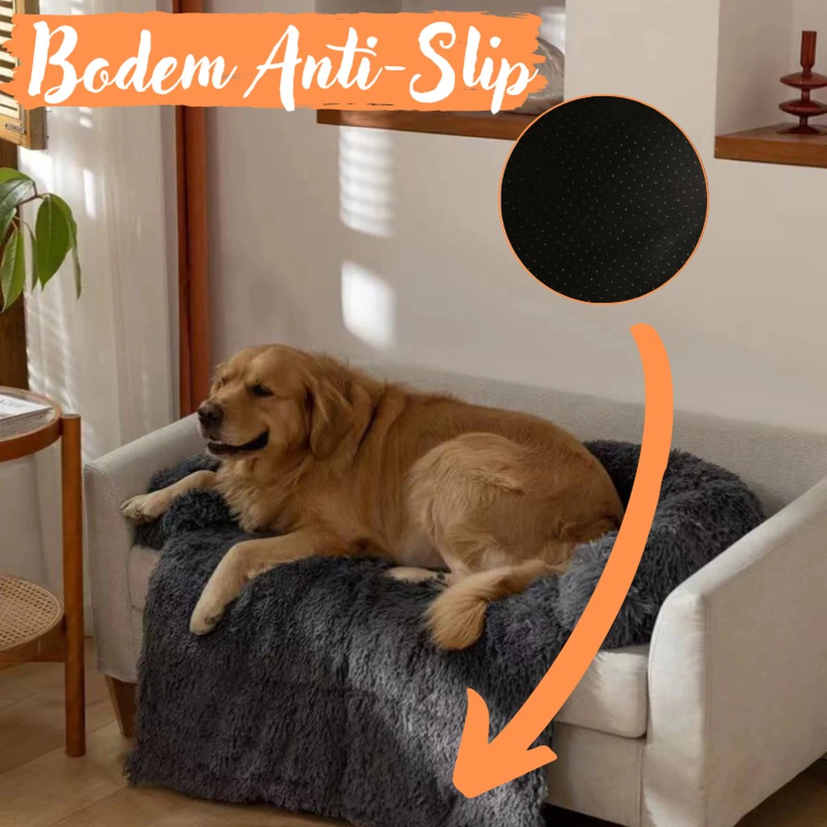 Origineel Hondendeken Voor Bank– Hondenkleed Fluffy – Pluche Hondenbed - Hondenmand Premium - Volledig Afritsbaar 15 Origineel Hondendeken Voor Bank– Hondenkleed Fluffy – Pluche Hondenbed - Hondenmand Premium - Volledig Afritsbaar - Afbeelding 13