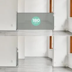 Château Animaux® - Tot 180cm Breed Traphekje Oprolbaar Hond - Stijlvolle Oplossing - Dieren Hek - Honden Hek -Dieren Benodigdheden Winkel 1200x1200 988