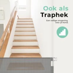 Château Animaux® - Tot 180cm Breed Traphekje Oprolbaar Hond - Stijlvolle Oplossing - Dieren Hek - Honden Hek -Dieren Benodigdheden Winkel 1200x1200 989