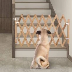 Houten Traphekje Harmonica | Traphekje Hond & Huisdieren | Extra Stevig | Inklapbaar | Met Klembevestiging | Deurhek Accordeon | Deurhekje | Hondenhek | Huisdier Hekje | Traphekje Houten -Dieren Benodigdheden Winkel 1200x1200 997