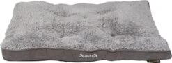 Scruffs Cosy - Comfortabel Hondenkussen In Grijs, Beige Of Karamel - Met Imitatie Suède Buitenvoering En Superzachte Binnenvoering - 100 X 70 Cm - Grijs