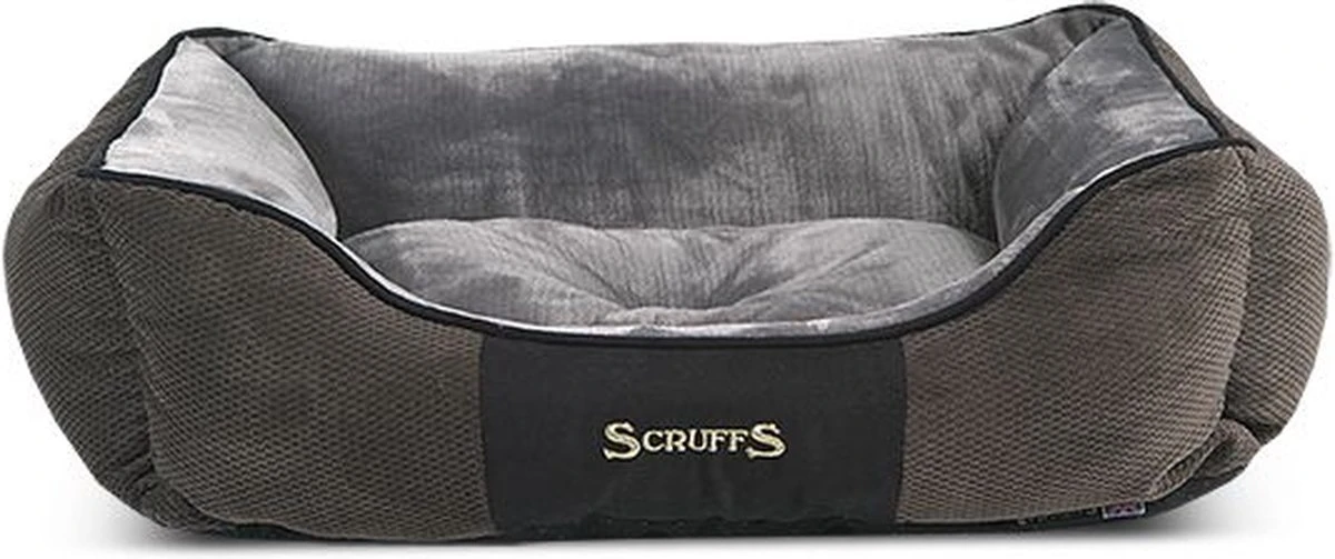 Hondenmand Zacht En Stevig, Anti-Slip En Wasbaar - Scruffs Chester Box Bed - In Grijs En Bruin In Maat S Tot XL - Kleur: Grijs, Maat: Large 3 Hondenmand Zacht En Stevig, Anti-Slip En Wasbaar - Scruffs Chester Box Bed - In Grijs En Bruin In Maat S Tot XL - Kleur: Grijs, Maat: Large
