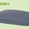 Madison WoefWoef Lounge Panama - Hondenkussen - Grijs - 100 X 70 X 10 Cm -Dieren Benodigdheden Winkel 1200x537