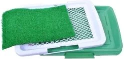 Hondentoilet Kunstgras - 3 Laags - 46 X 33 X 6cm - Puppy Pads - Zindelijkheidstraining Hond - Training Pads Puppy - Hondenmat -Dieren Benodigdheden Winkel 1200x579