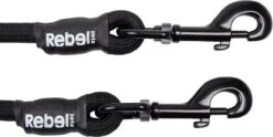 Rebel Petz - Dubbele Verstelbare Hondenriem Voor Twee Honden - Met Draaibare Sluiting En Zacht Handvat - Small En Large - Small (140 Cm Lang, Ø 8 Mm) -Dieren Benodigdheden Winkel 1200x603