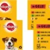 Pedigree Adult Honden Natvoer - Vlees & Gevogelte In Gelei - 4 X 6 Stuks -Dieren Benodigdheden Winkel 1200x613 1