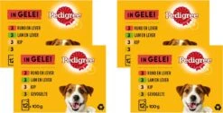 Pedigree Adult Honden Natvoer - Vlees & Gevogelte In Gelei - 4 X 6 Stuks