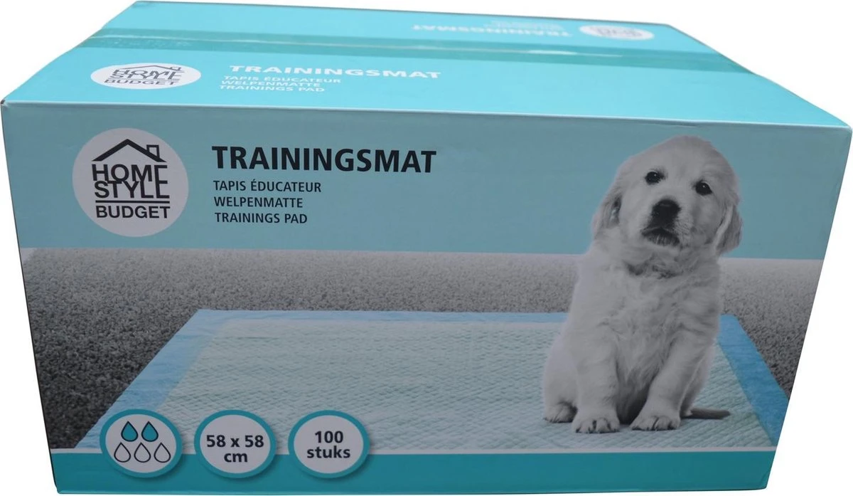 Homestyle Budget Trainingsmat - Zindelijkstraining - 100 Stuks - 58x58 Cm 4 Homestyle Budget Trainingsmat - Zindelijkstraining - 100 Stuks - 58x58 Cm - Afbeelding 2